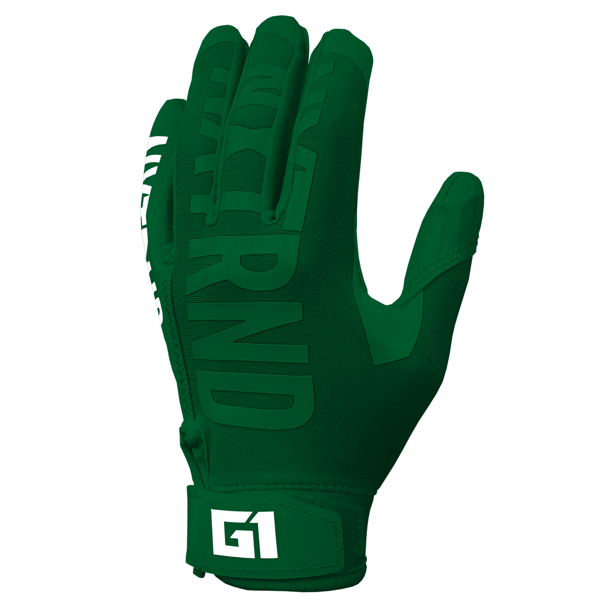 NXTRND G1® Youth Football Gloves Dark Green