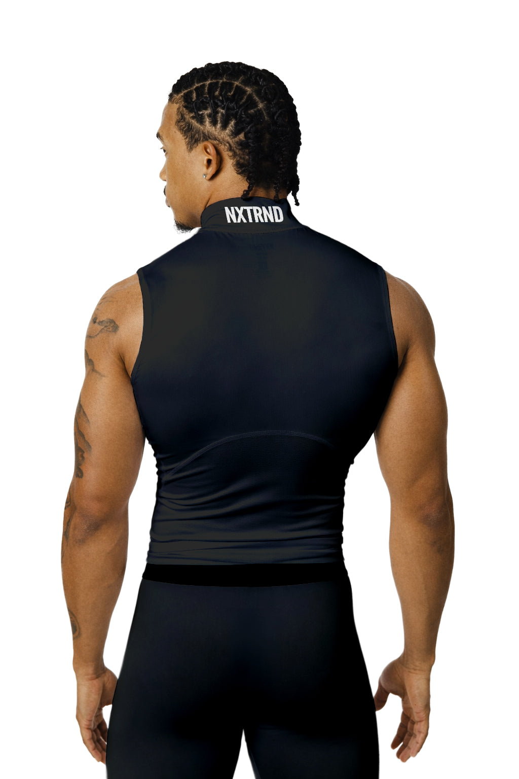 Nxtrnd Core Turtleneck Compression Sleeveless Black