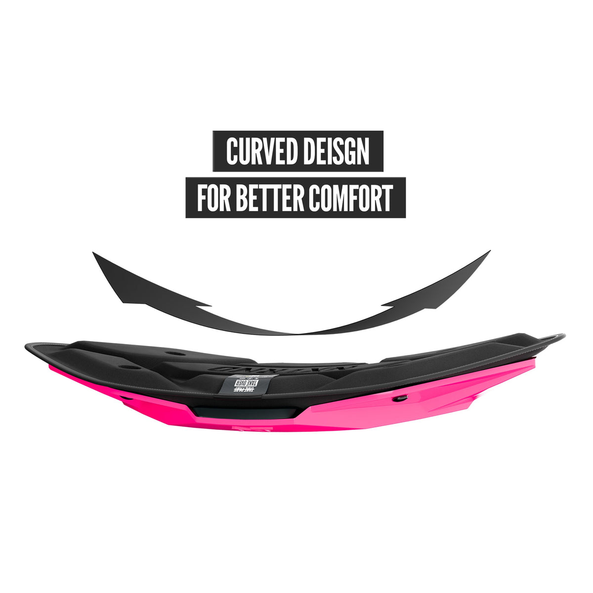 NXTRND B-PLATE® Pro Football Back Plate Pink