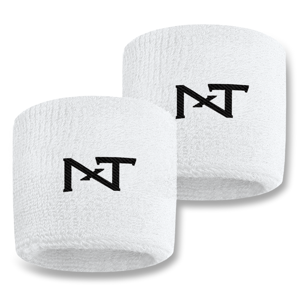NXTRND Wrist Bands White (1 Pair)