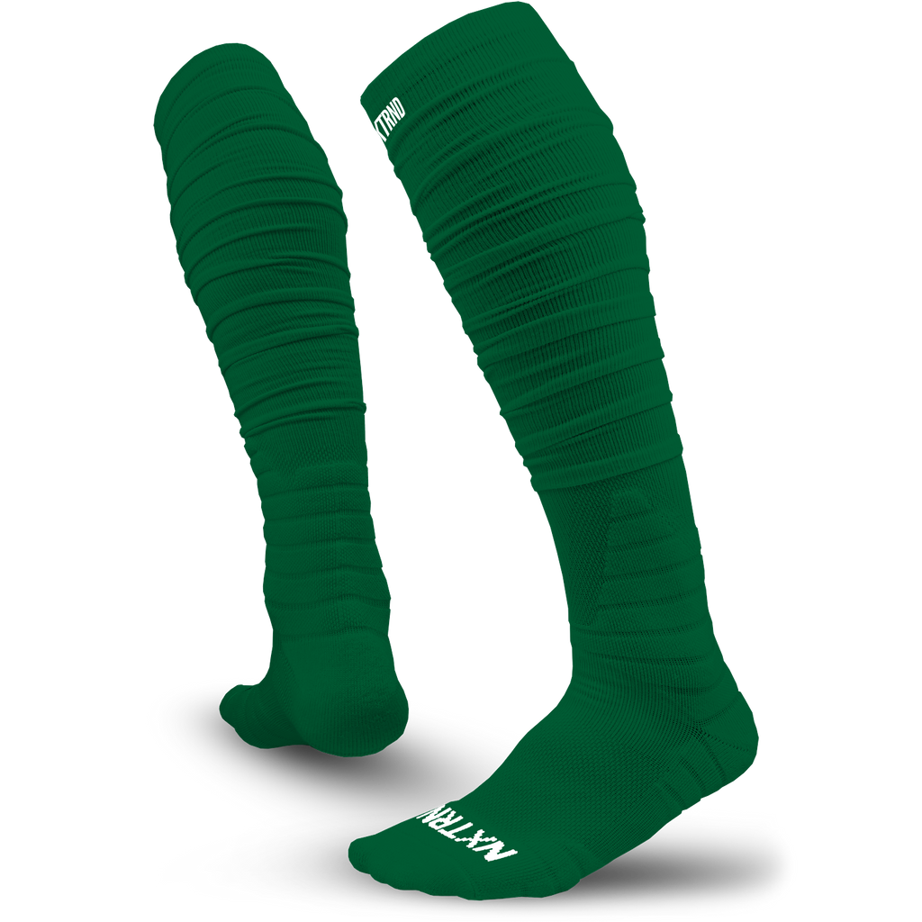 NXTRND XTD® Scrunch Football Socks Green