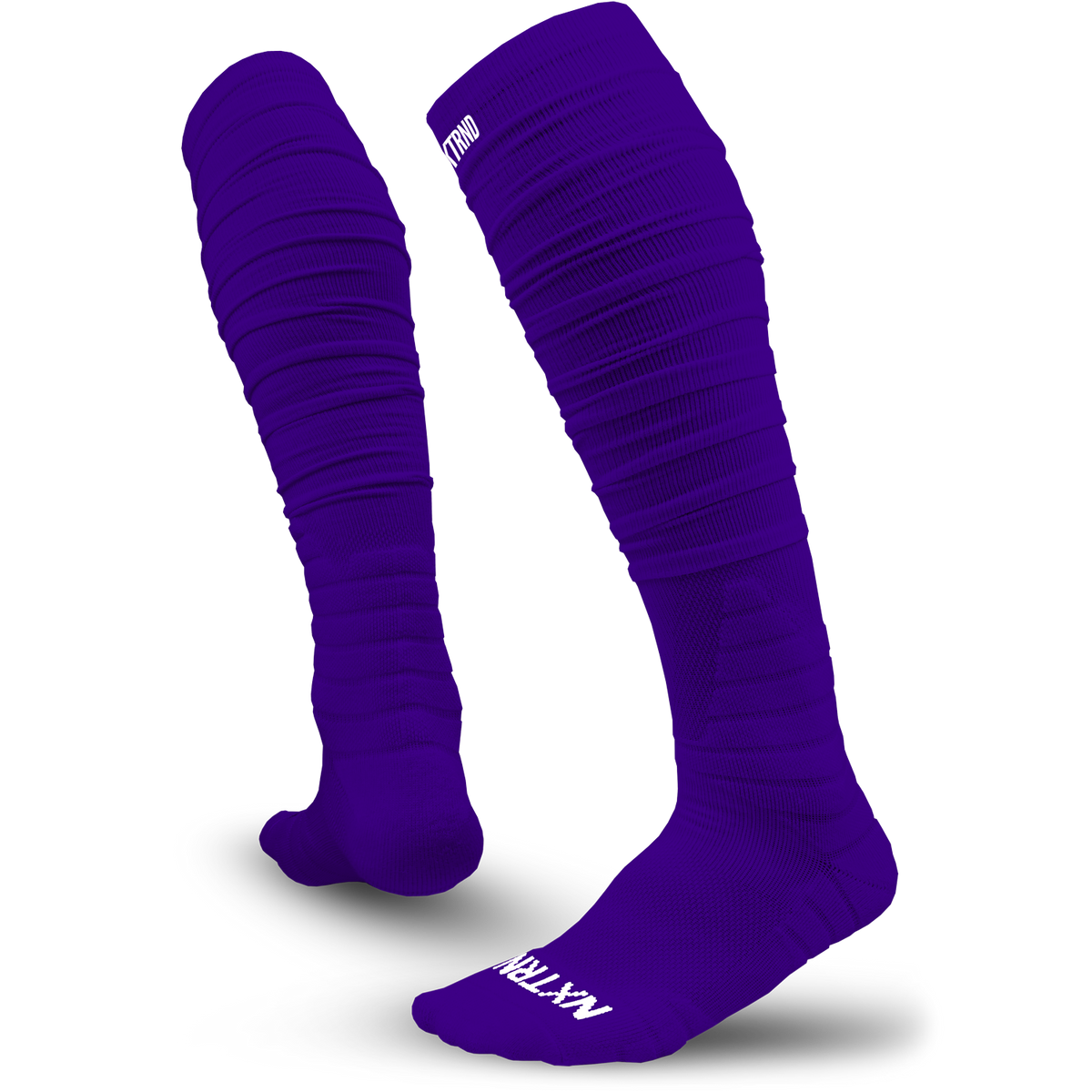 NXTRND XTD® Scrunch Football Socks Purple