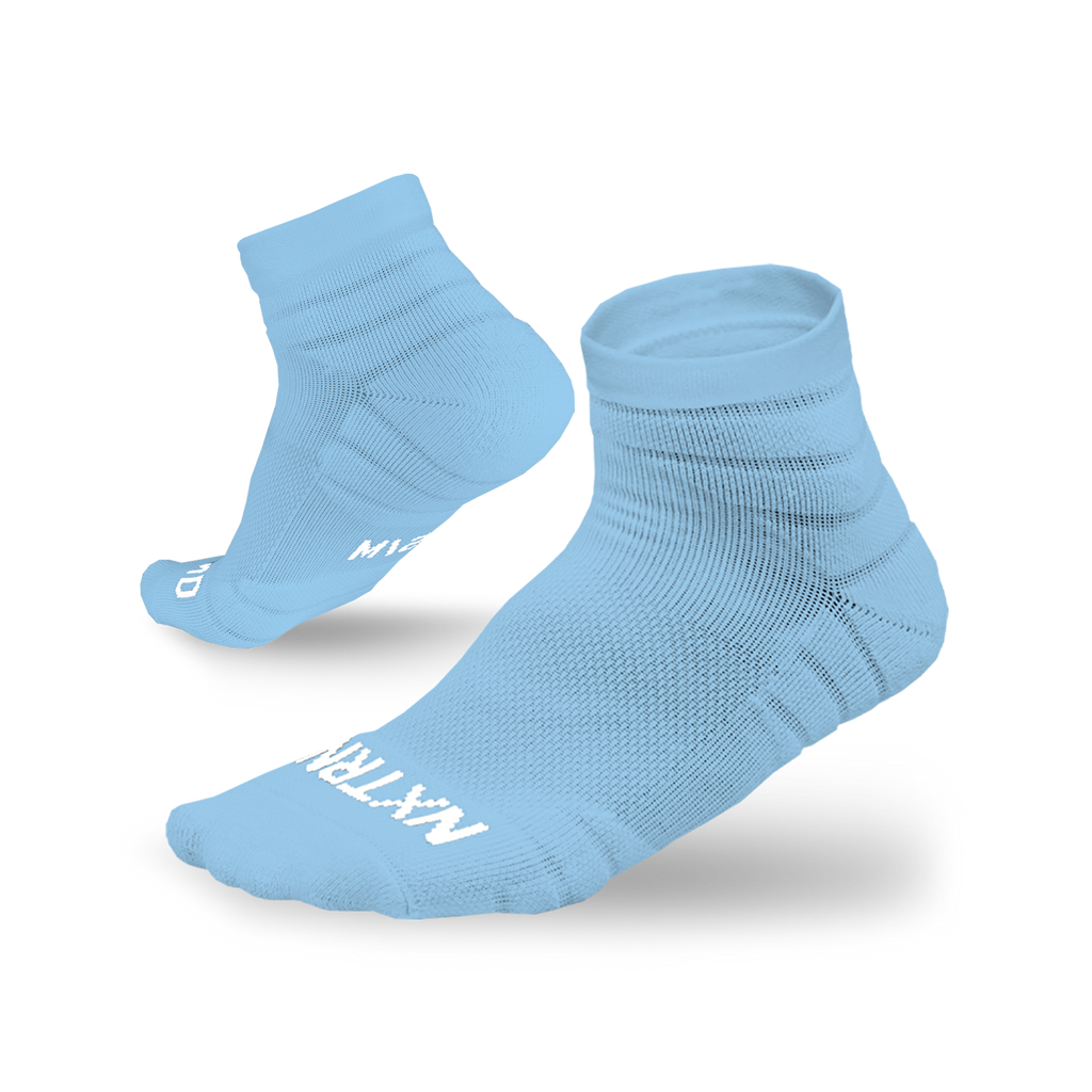 NXTRND Quarter Socks Columbia Blue (3-Pairs)