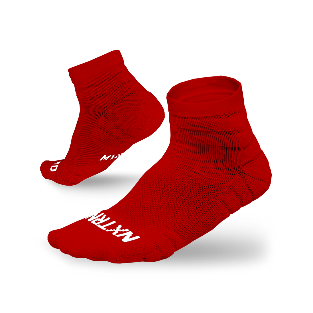 NXTRND Quarter Socks Red (3-Pairs)