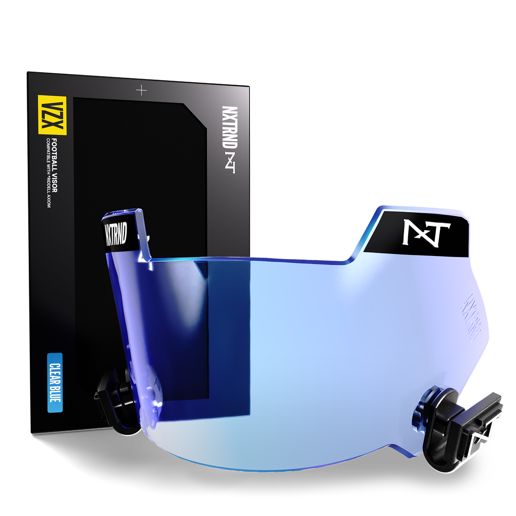 NXTRND VZX Football Visor Clear Blue