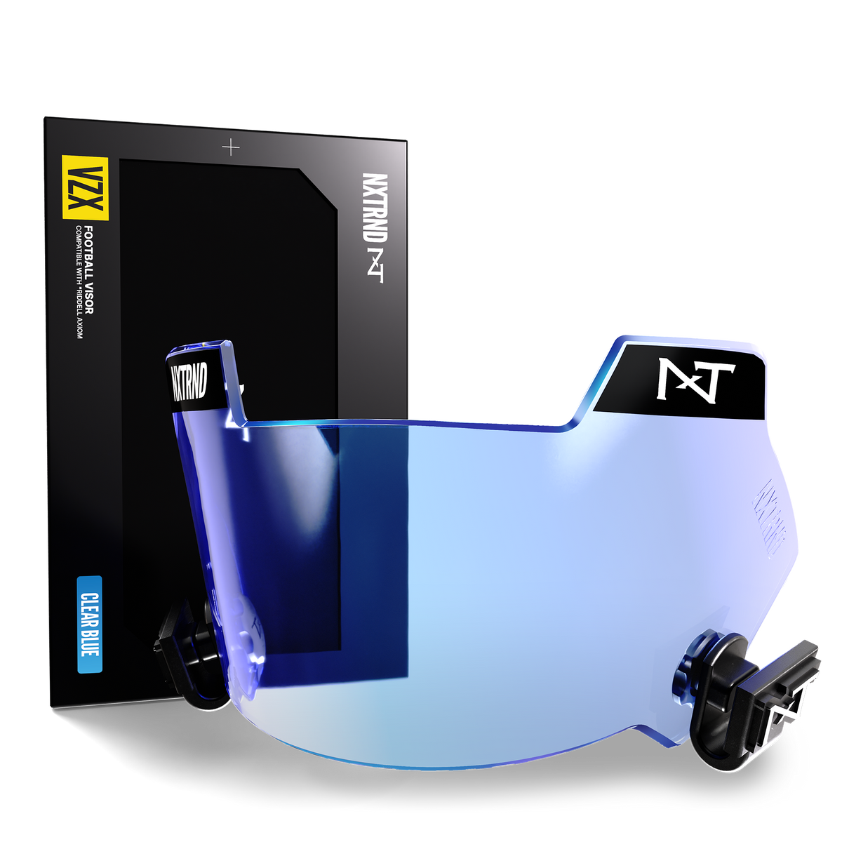 NXTRND VZX Football Visor Clear Blue