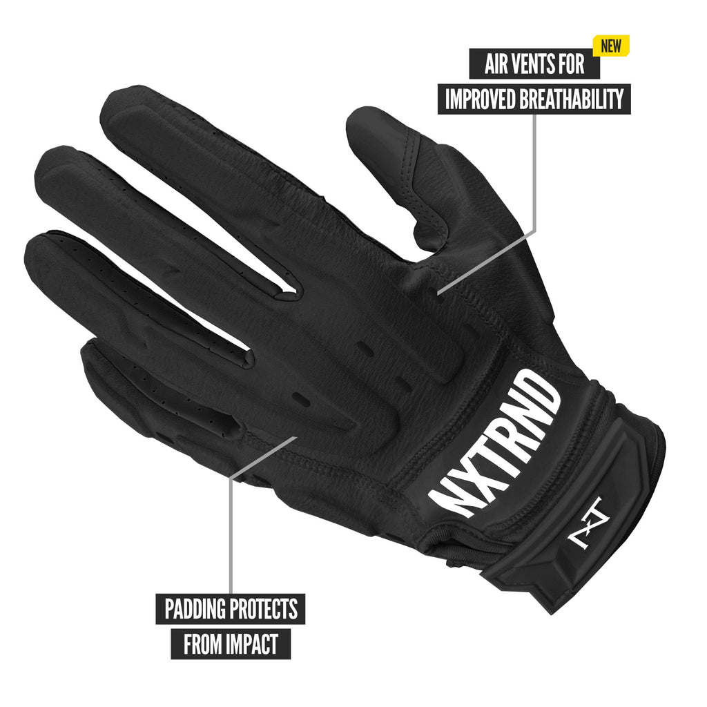 NXTRND G3® Pro Padded Football Gloves Black