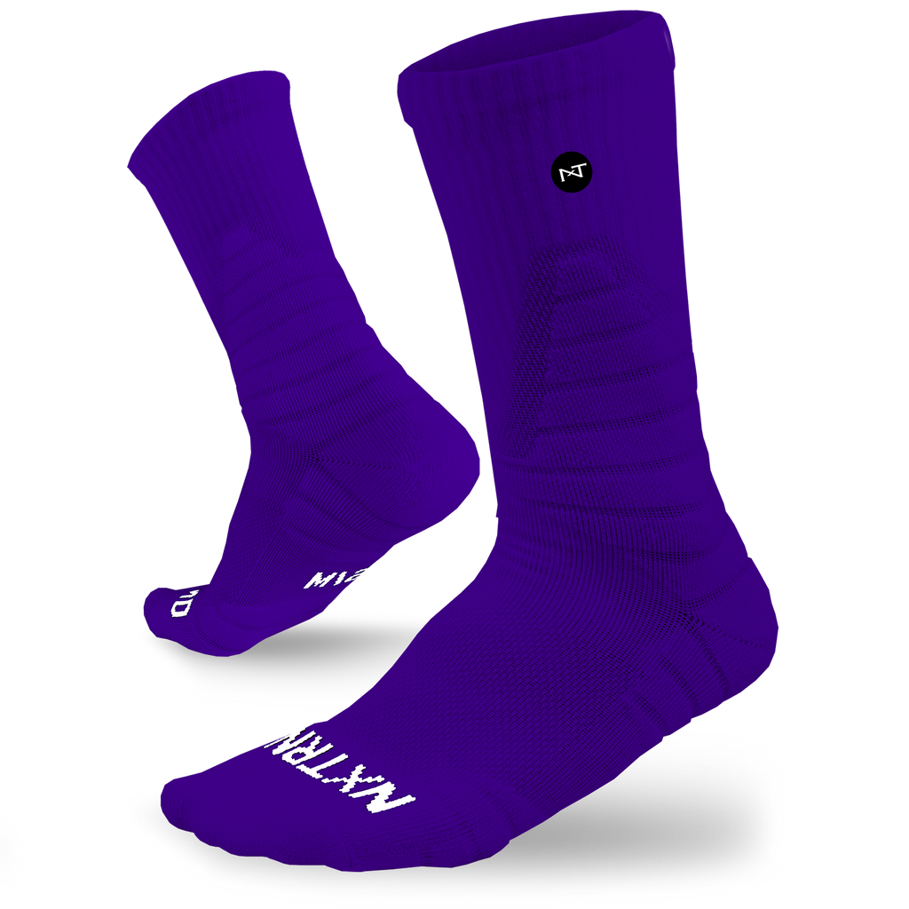 NXTRND Crew Socks Purple (3-Pairs)