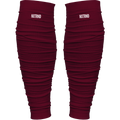 NXTRND Scrunch Football Leg Sleeves Maroon