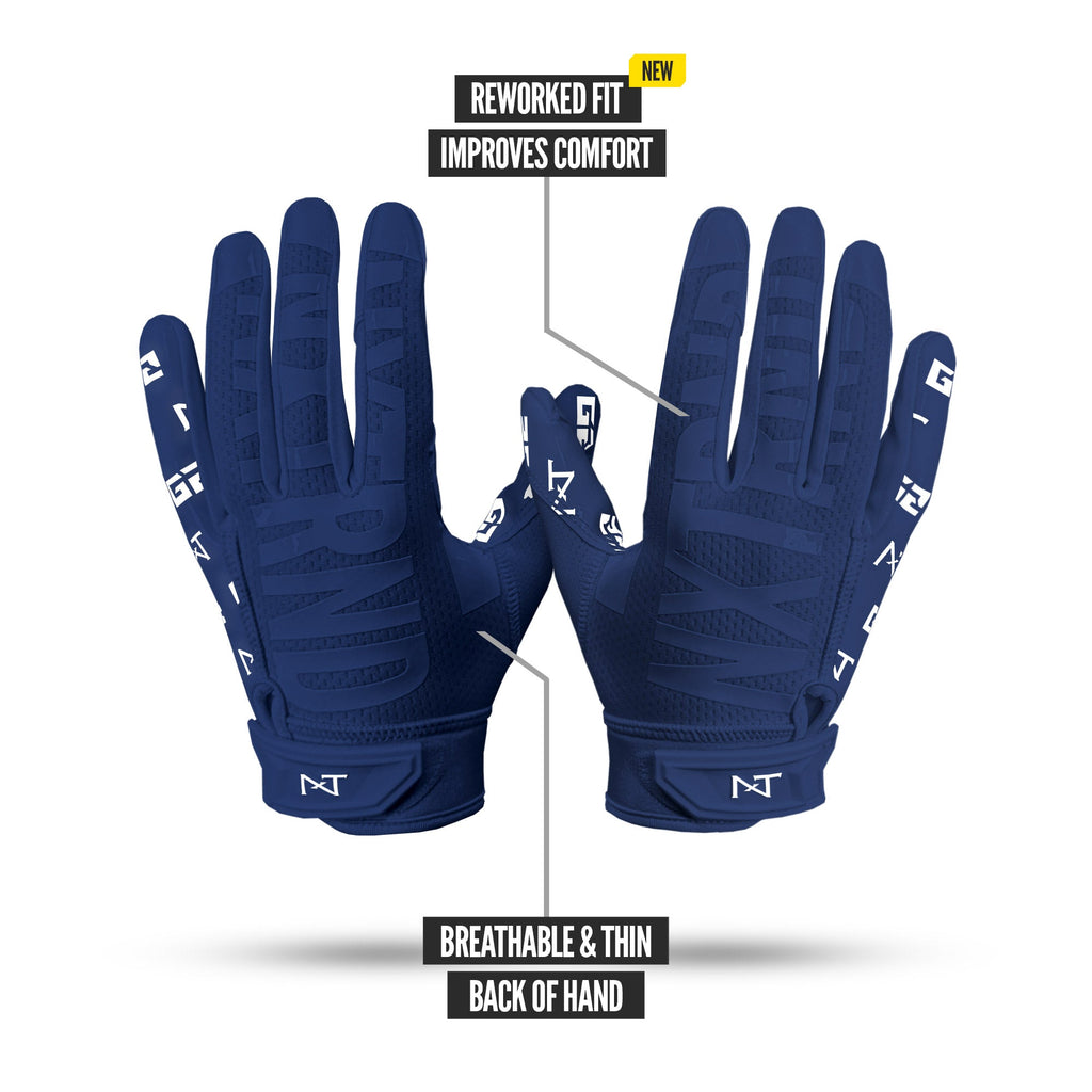 NXTRND G2® Pro Football Gloves Navy Blue