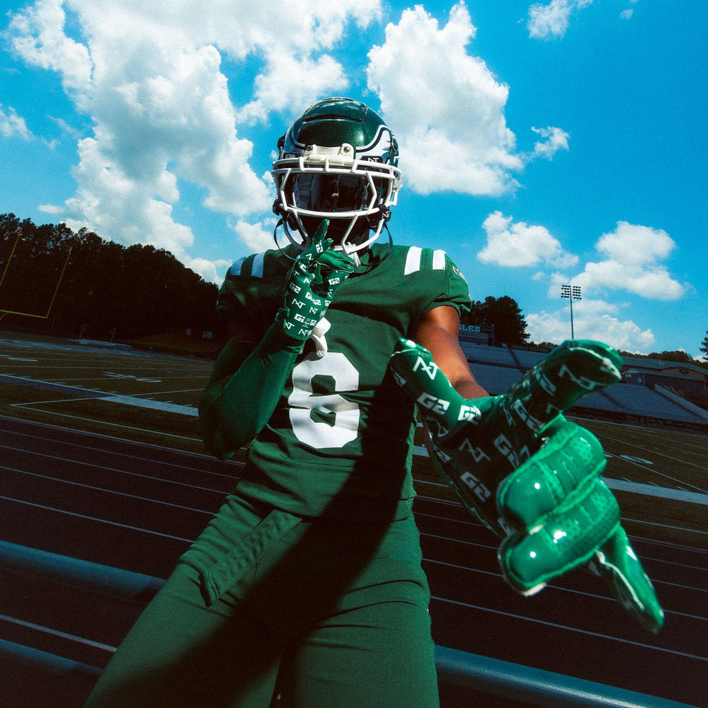 NXTRND G2® Pro Football Gloves Dark Green