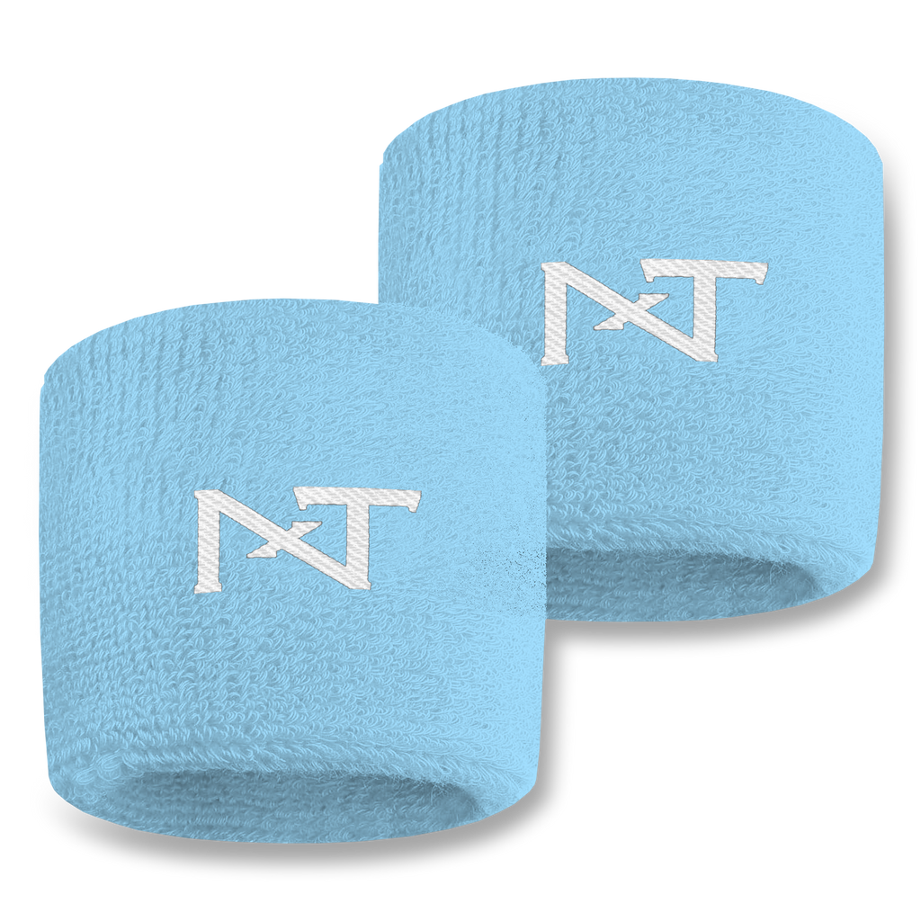 NXTRND Wrist Bands Columbia Blue (1 Pair)