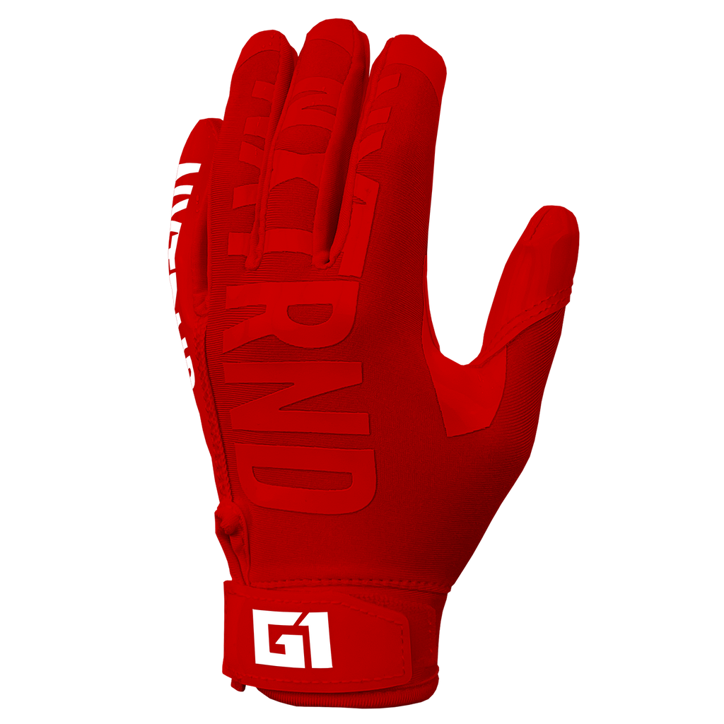 NXTRND G1® Youth Football Gloves Red