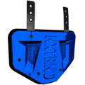 NXTRND B-PLATE® Football Back Plate Chrome Blue
