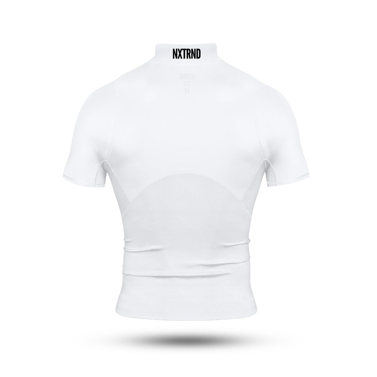 Nxtrnd Core Turtleneck Compression Short Sleeve White