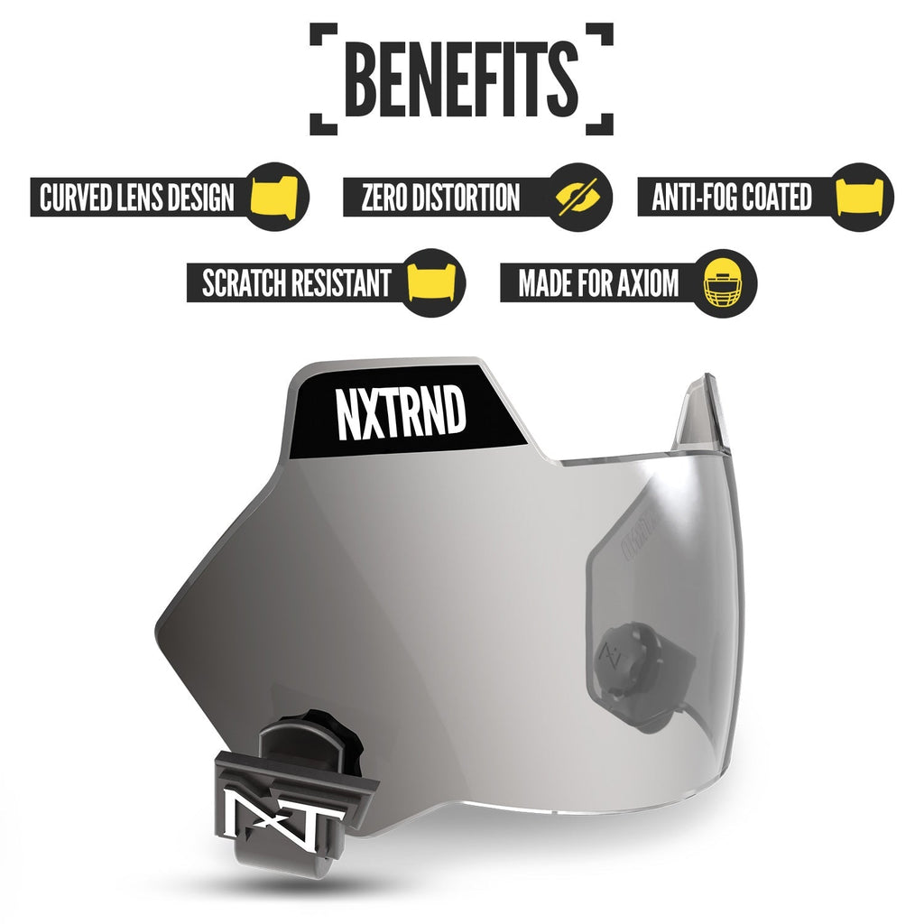 NXTRND VZX Football Visor Clear Mirror