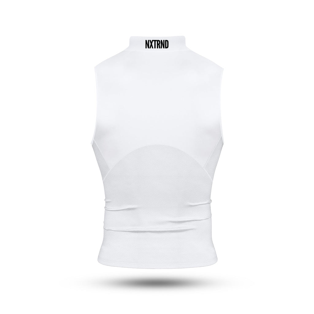 Nxtrnd Core Turtleneck Compression Sleeveless White