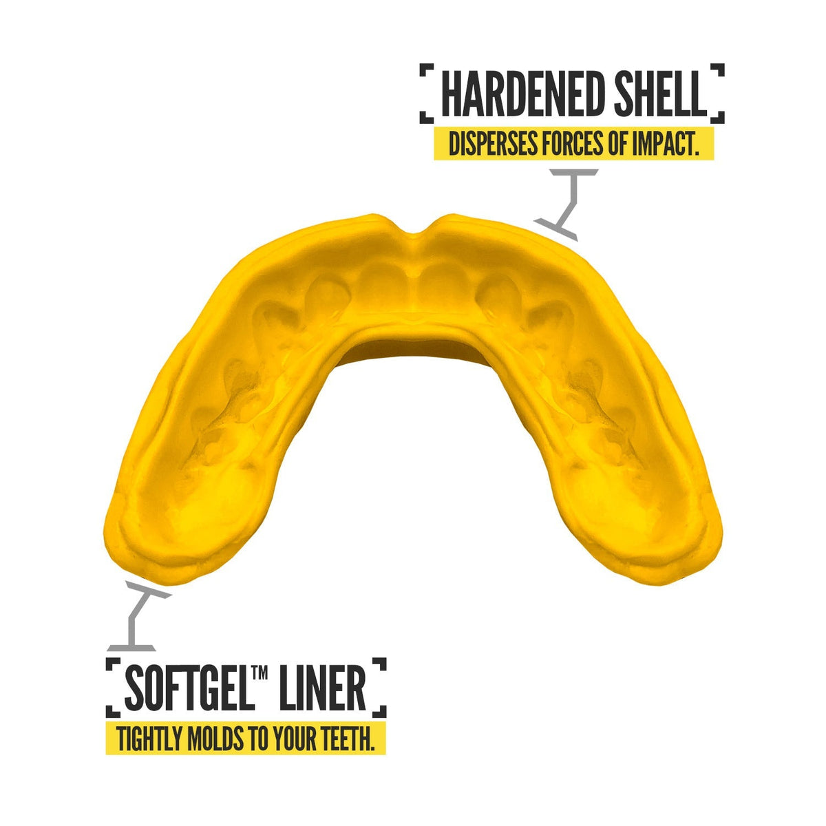 NXTRND Rush® Yellow & Black Fangs (2 Pack)
