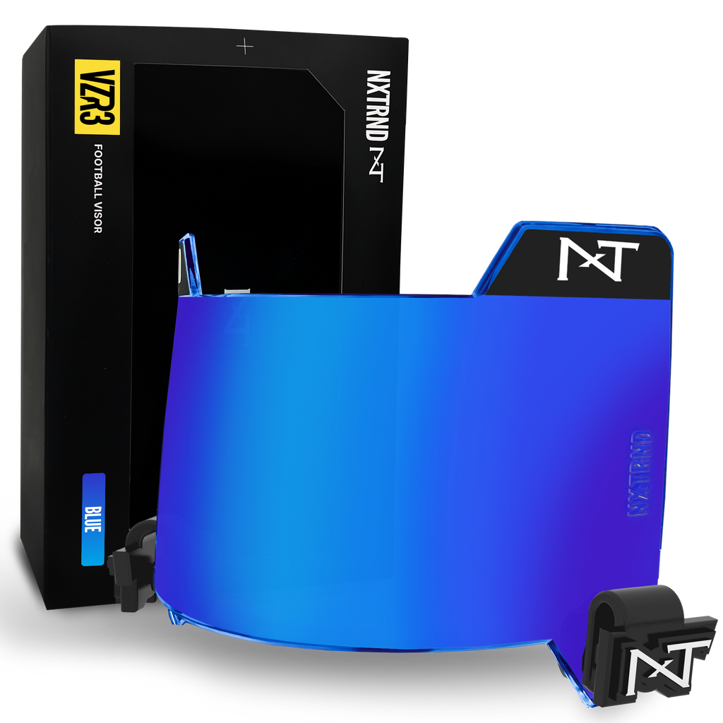 NXTRND VZR3® Football Visor Blue