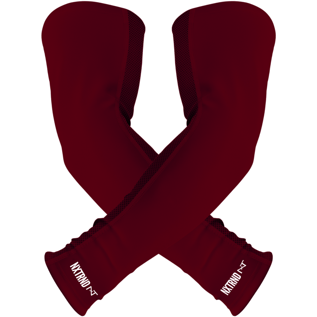 NXTRND AirTek Arm Sleeves Maroon (1 Pair)