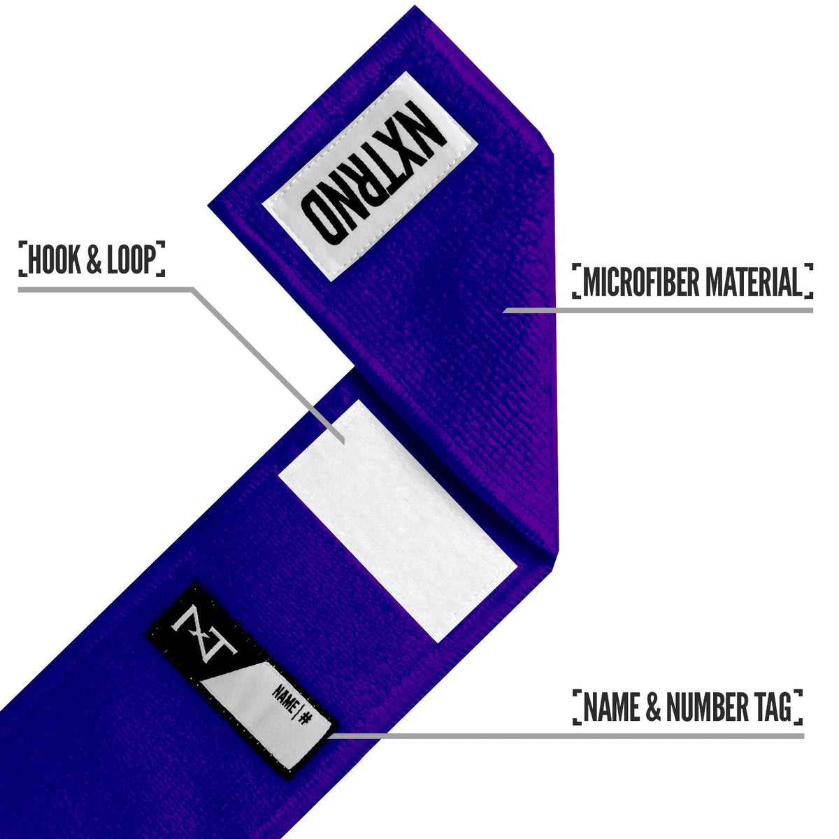 Nxtrnd Streamer Football Towel Purple