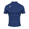 Nxtrnd Core Turtleneck Compression Short Sleeve Navy Blue