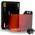 NXTRND VZR3® Football Visor Clear Red
