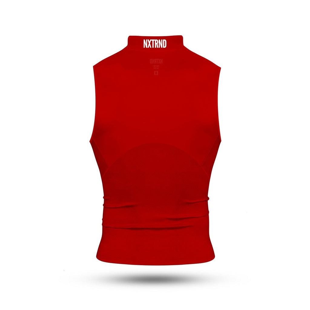 Nxtrnd Core Turtleneck Compression Sleeveless Red