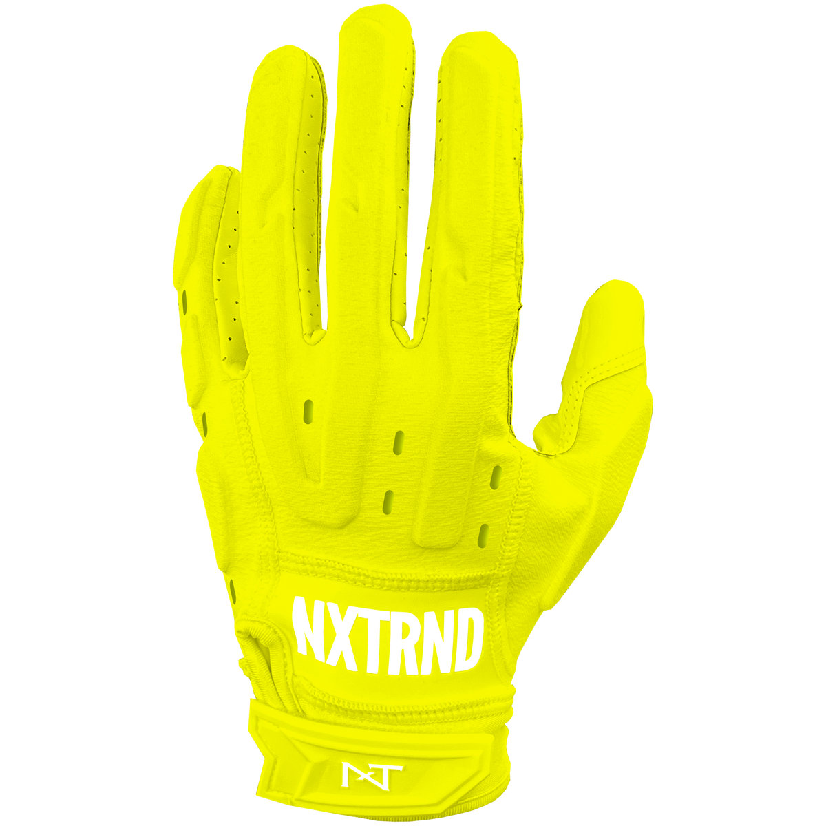 NXTRND G3® Pro Padded Football Gloves Neon Yellow