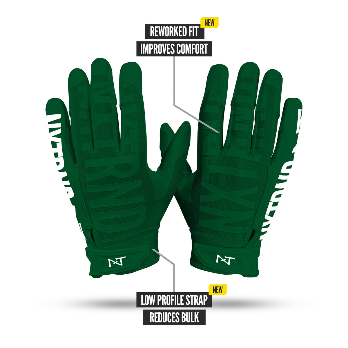 NXTRND G1® Pro Football Gloves Dark Green