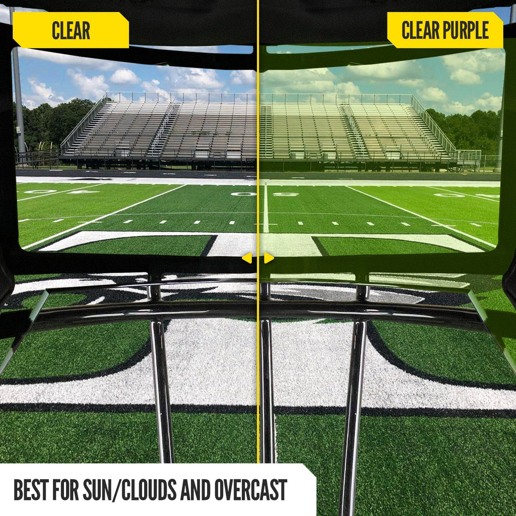 NXTRND VZX Football Visor Clear Purple