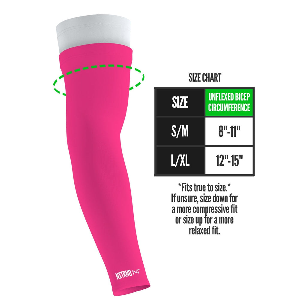 NXTRND Double Arm Sleeves Pink (1 Pair)