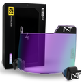 NXTRND VZR3® Football Visor Clear Purple