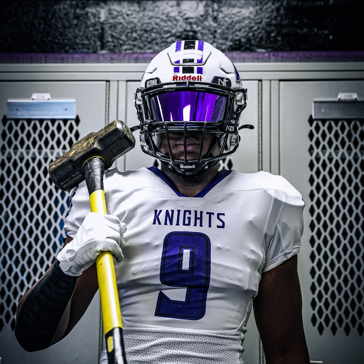 NXTRND VZR1® Football Visor Purple